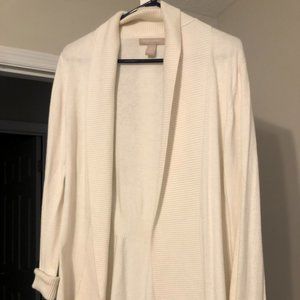 Banana Republic Cream/ White Cardigan